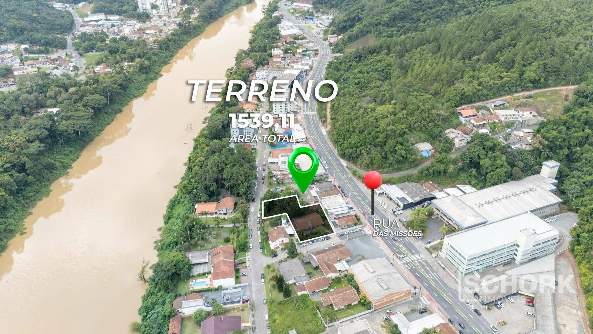 Terreno à venda, 1539 m por R$ 1.950.000,00 - Ponta Aguda - Blumenau/SC - foto 1