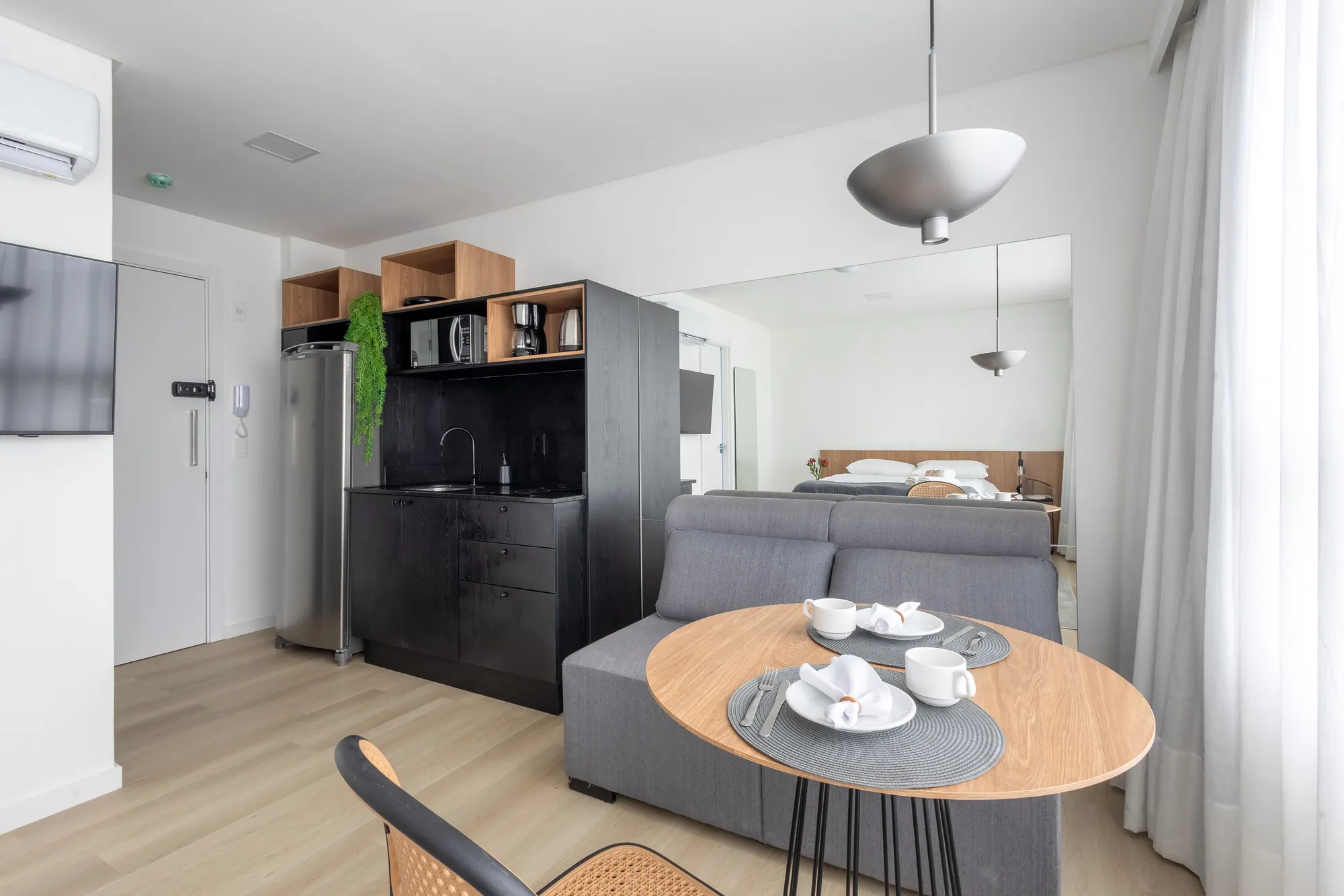 Loft próximo a Vila Germânica, mobiliado, equipado e com vaga. — foto 2