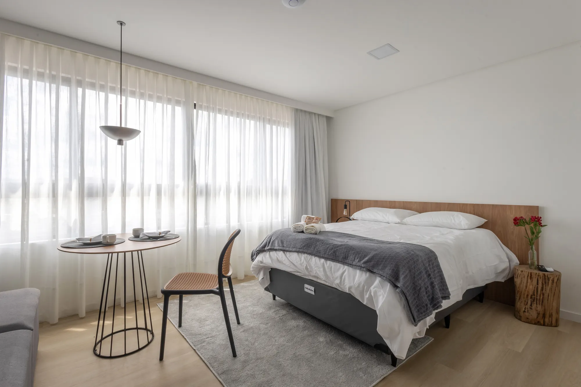 Loft próximo a Vila Germânica, mobiliado, equipado e com vaga. - foto 1