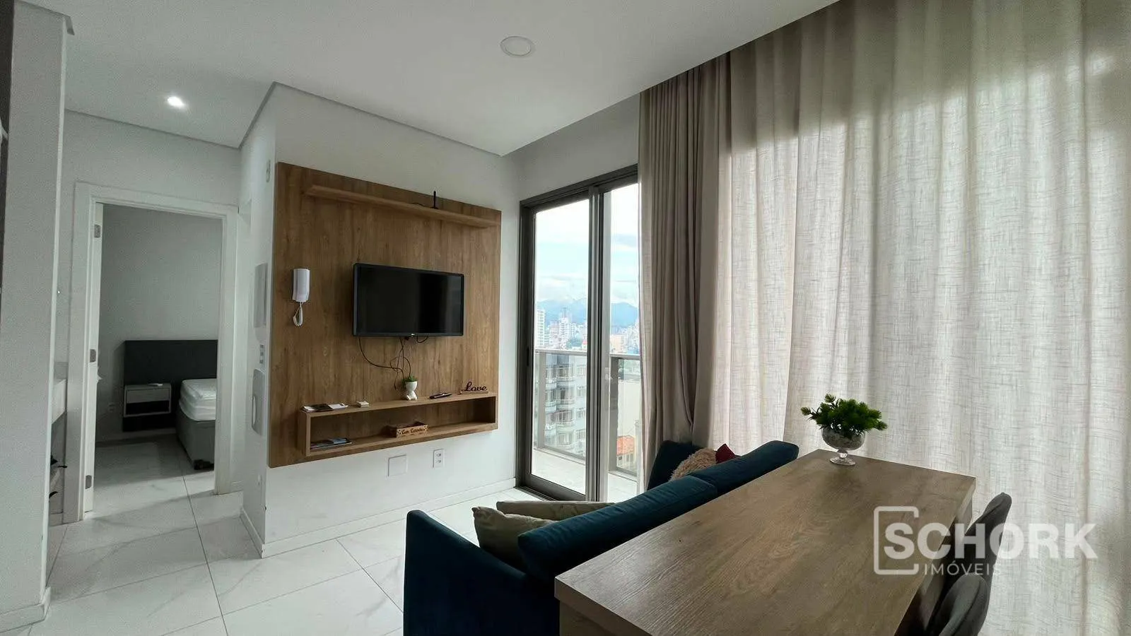 Apartamento para alugar com 1 quarto e 1 suíte, 1 vaga, 45m² no Victor Konder, Blumenau - foto 1