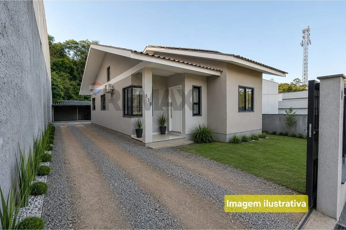 Casa à venda com 3 quartos e 1 suíte, 2 vagas, 120m² no Rio Morto, Indaial - foto 1