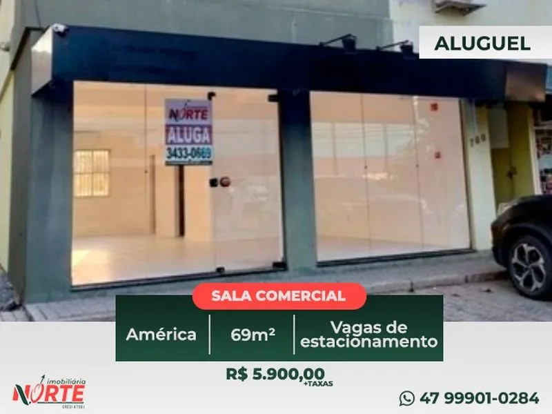 Loja para alugar, 69m² no América, Joinville - foto 1