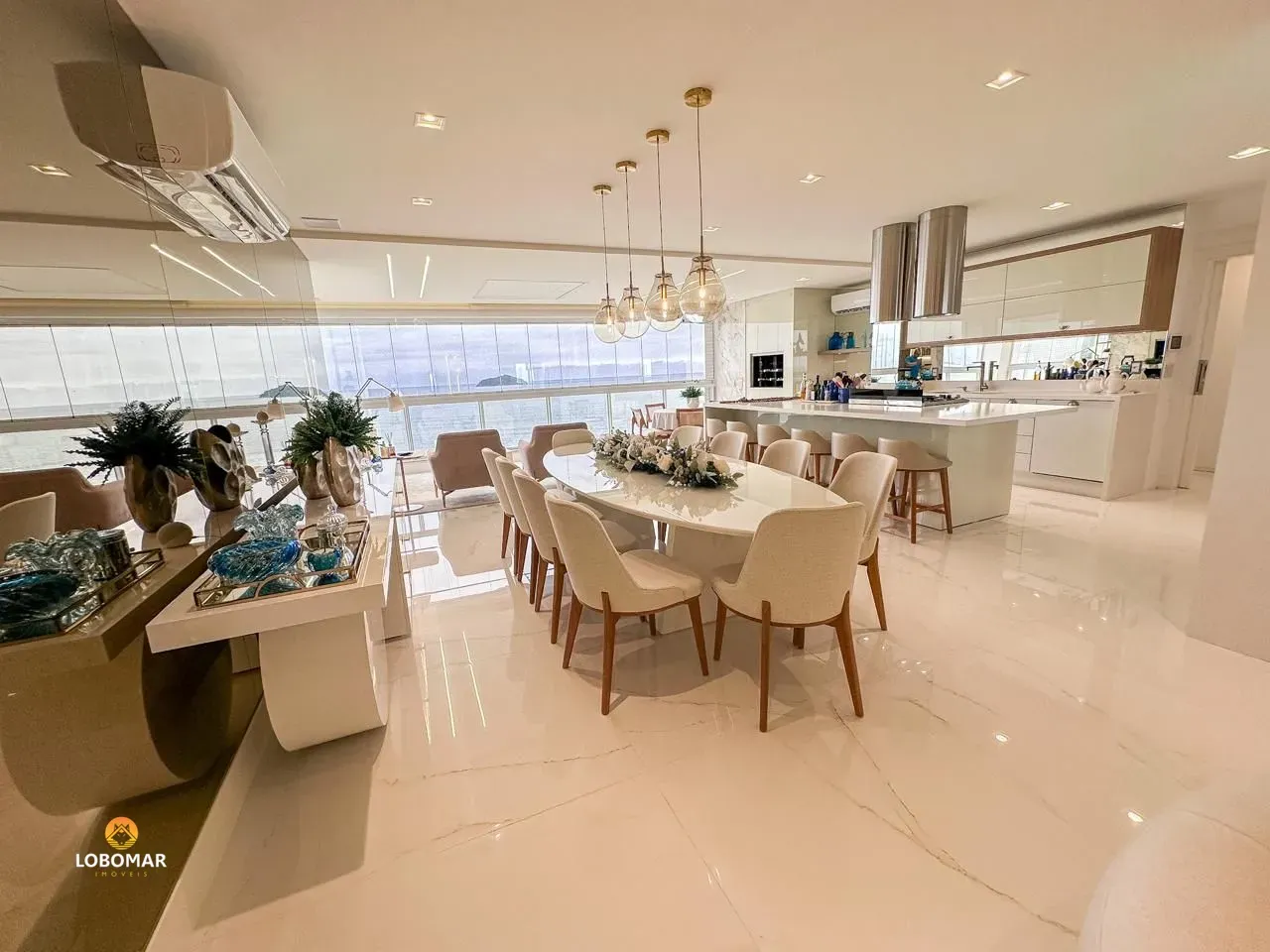 Apartamento com cinco suítes, mobiliado, à venda, 284 m - Centro - Balneário P - foto 1