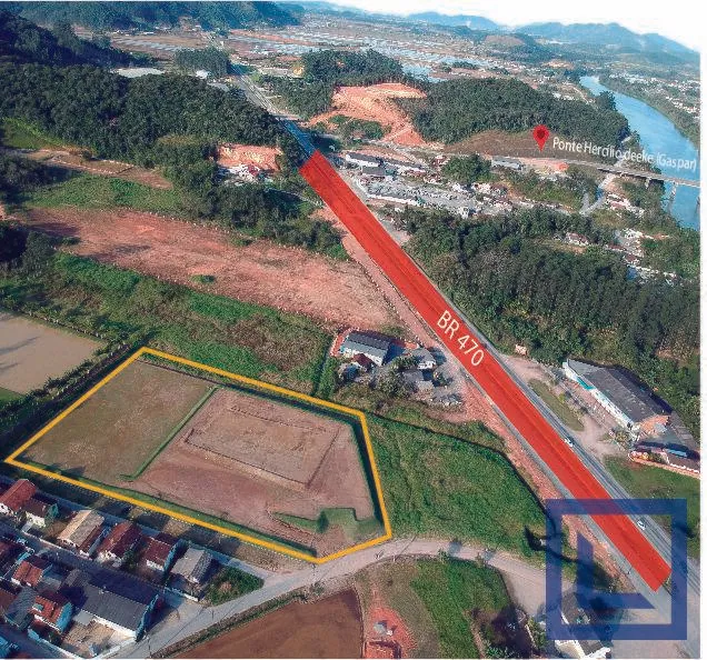 Terreno à venda, 15000 m por R$ 4.750.000,00 - Margem Esquerda - Gaspar/SC — foto 2