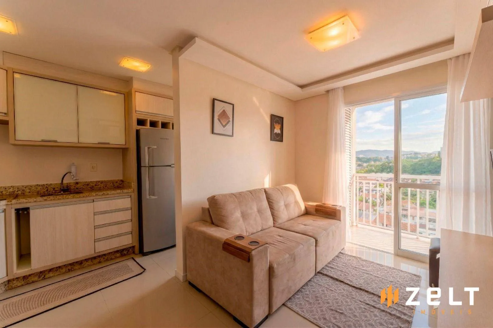 Apartamento com 2 dormitórios para alugar, 57 m por R$ 2.500,00 em Blumenau/SC — foto 2