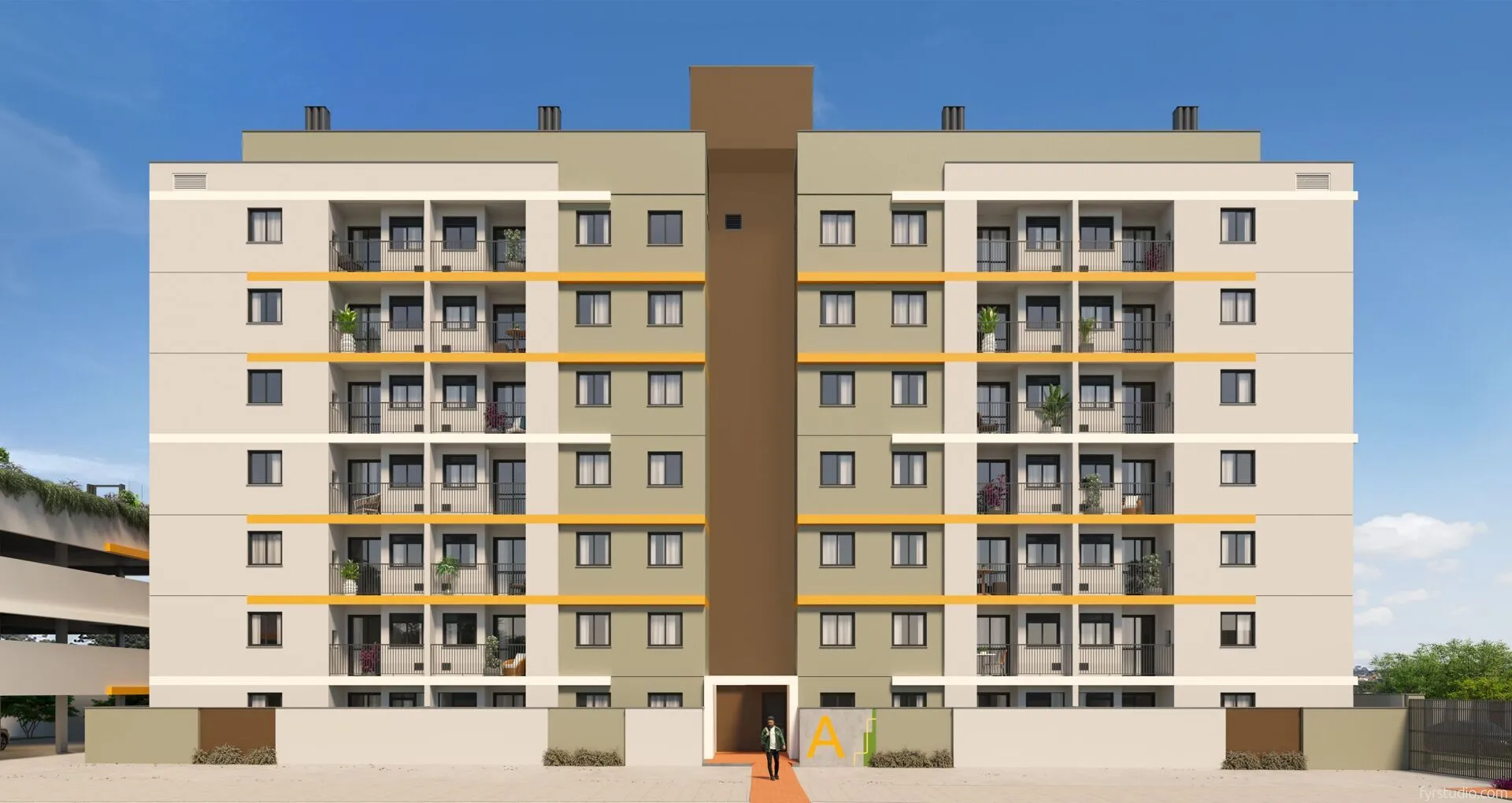 Apartamento à venda com 3 quartos e 1 suíte, 1 vaga, 64m² na Rua Anita Garibaldi no Anita Garibaldi, Joinville — foto 2