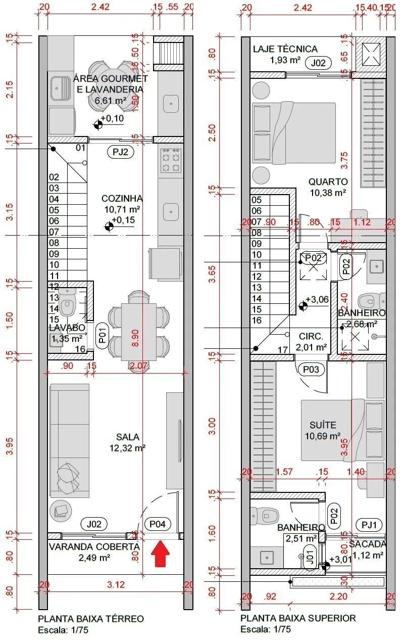 Casa à venda com 2 quartos e 1 suíte, 1 vaga, 82m² na Rua Inambu no Costa e Silva, Joinville — foto 7