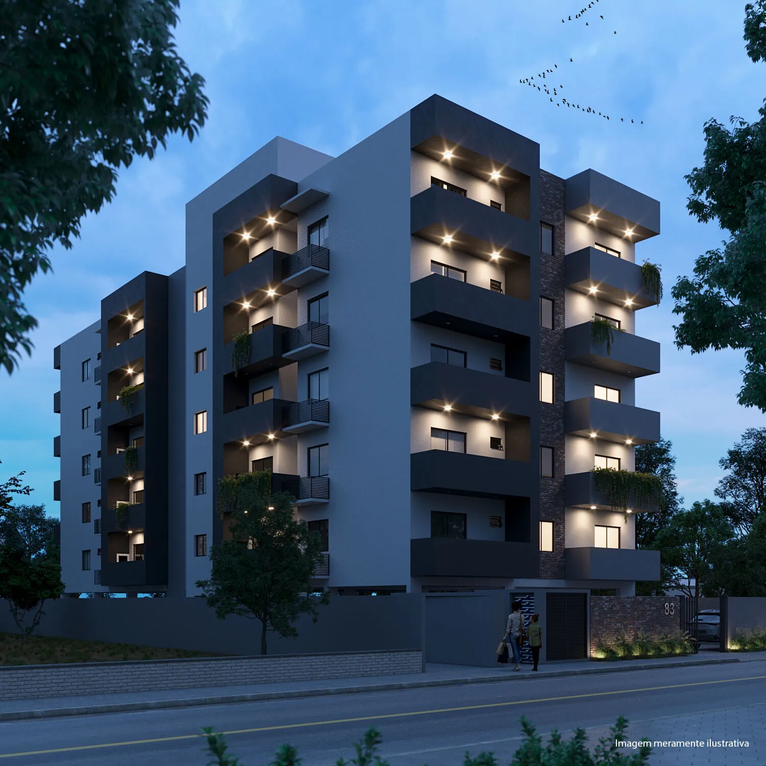 Apartamento à venda com 2 quartos e 1 suíte, 1 vaga, 78m² na Rua Graciosa no Guanabara, Joinville — foto 3
