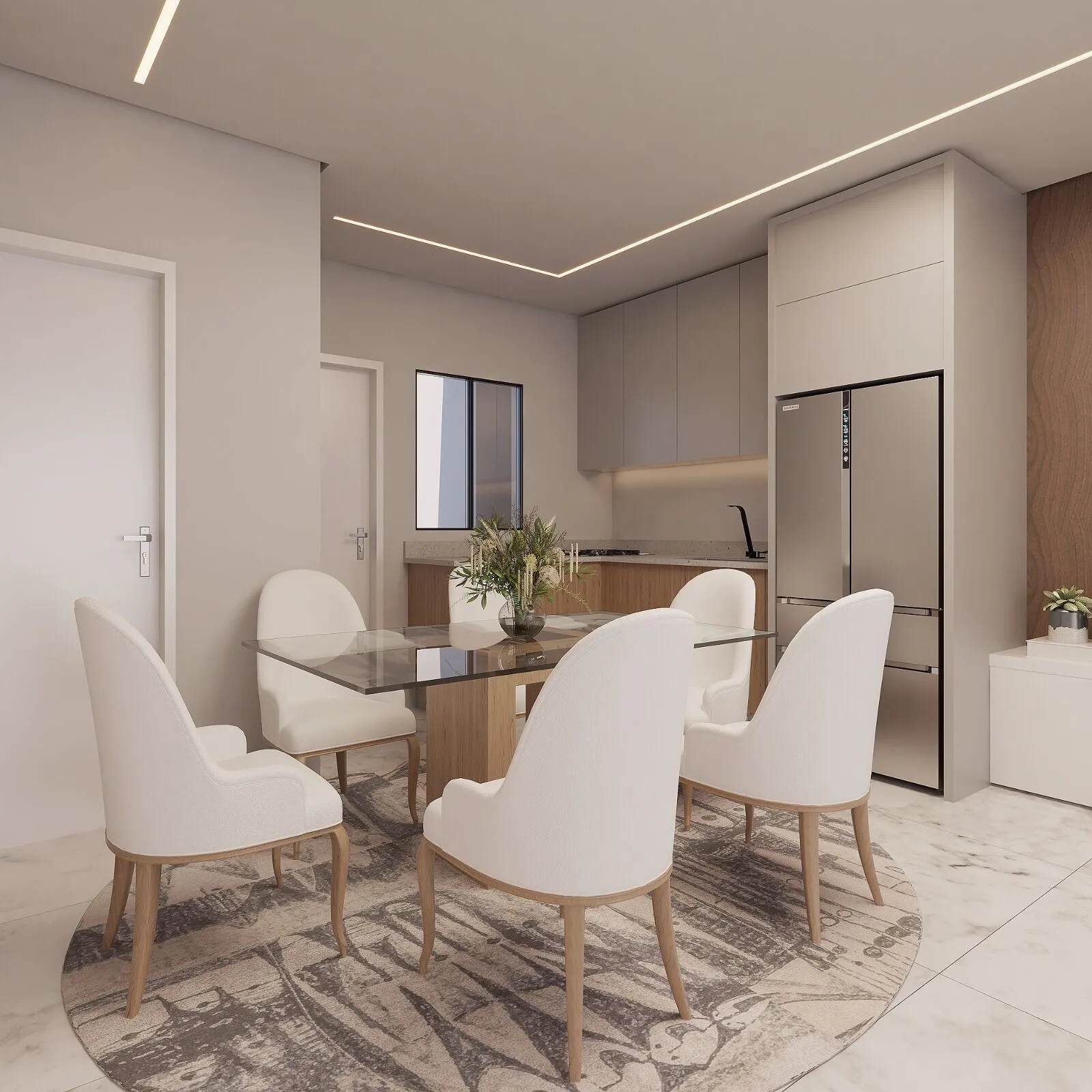 Casa à venda com 3 quartos e 1 suíte, 2 vagas, 105m² na região do bairro Saguaçú, próximo à Rua Assis Brasil, Joinville — foto 4