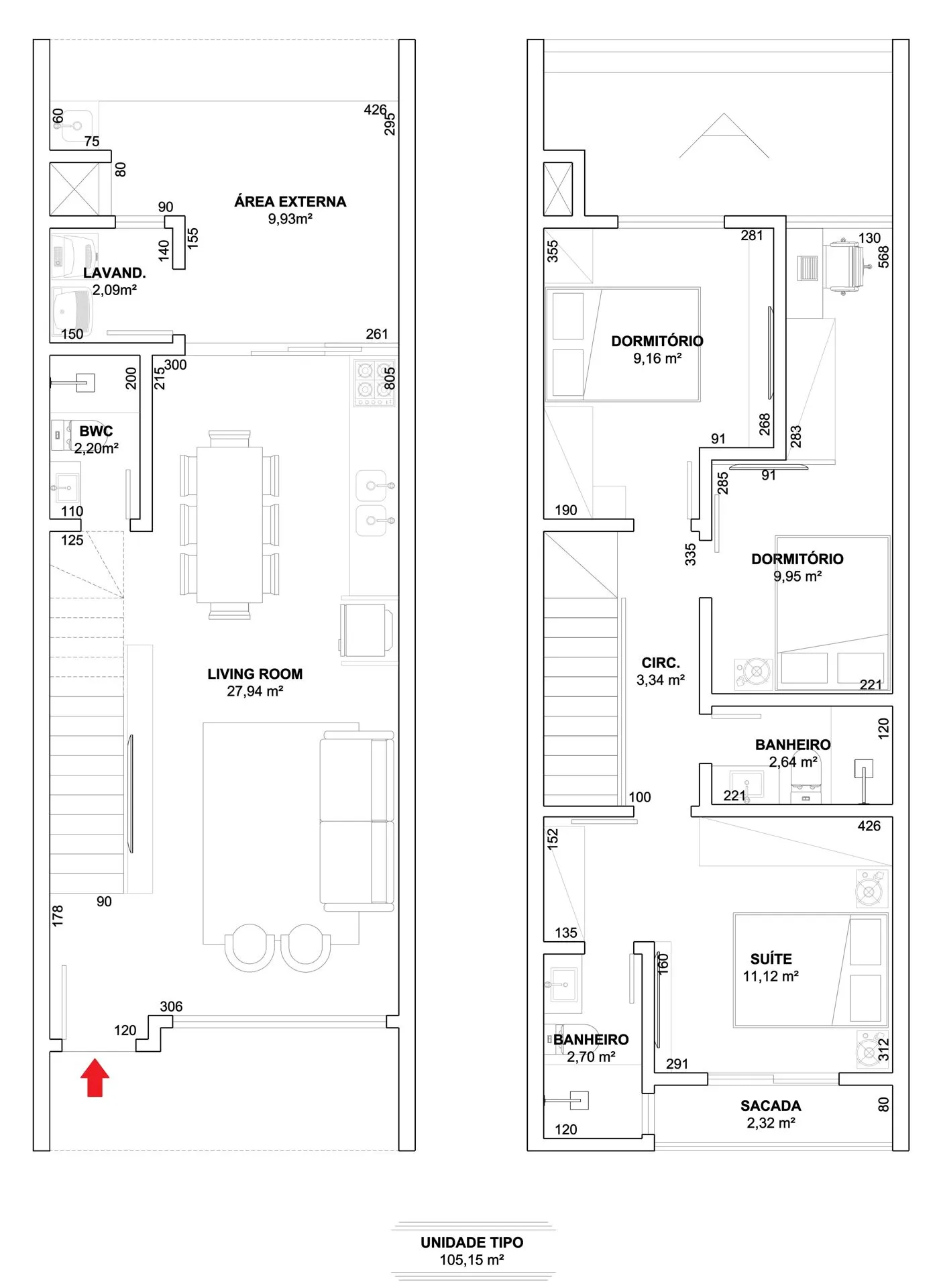 Casa à venda com 3 quartos e 1 suíte, 2 vagas, 105m² na região do bairro Saguaçú, próximo à Rua Assis Brasil, Joinville — foto 6
