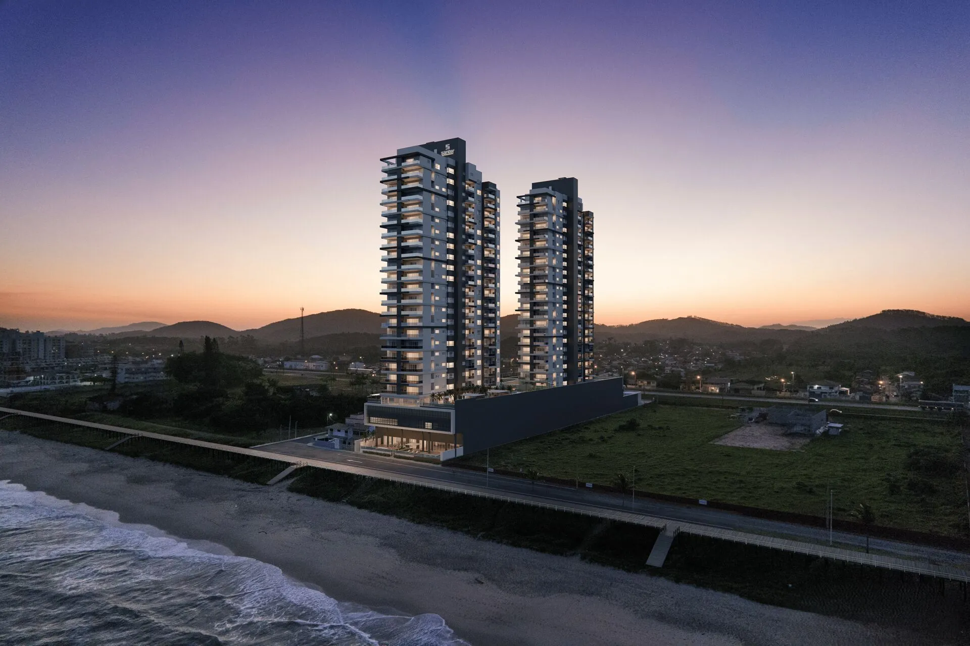 Apartamento à venda com 3 quartos e 1 suíte, 2 vagas, 94m² no Centro, Barra Velha - foto 1