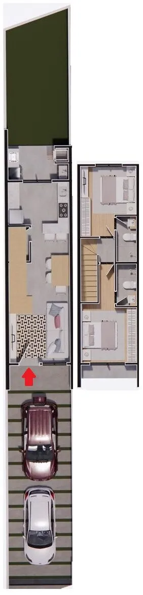 Casa à venda com 2 quartos e 2 suítes, 2 vagas, 70m² na Rua Guaíra no Iririú, Joinville — foto 7