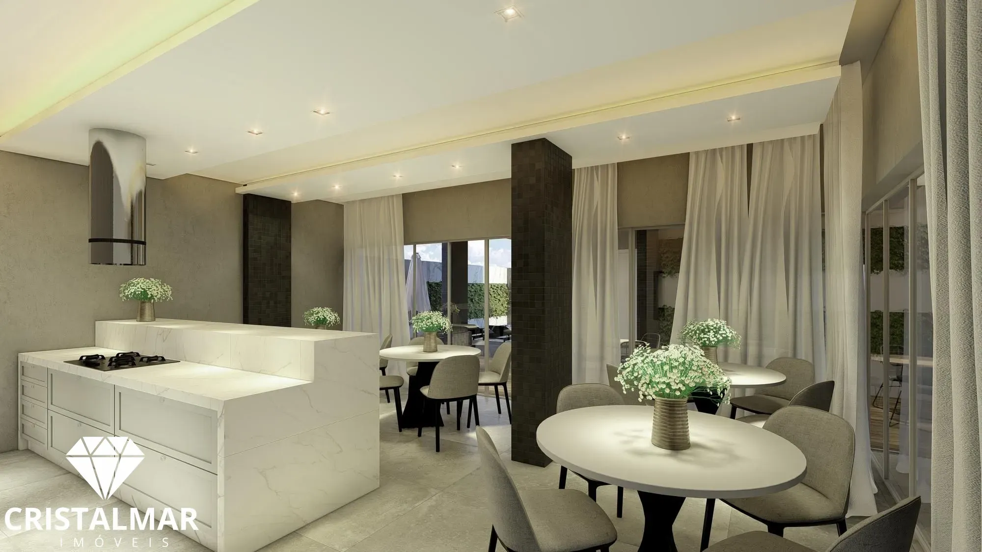 APARTAMENTOS COM VISTA PARA O MAR NO CENTRO DE ITAPEMA — foto 4