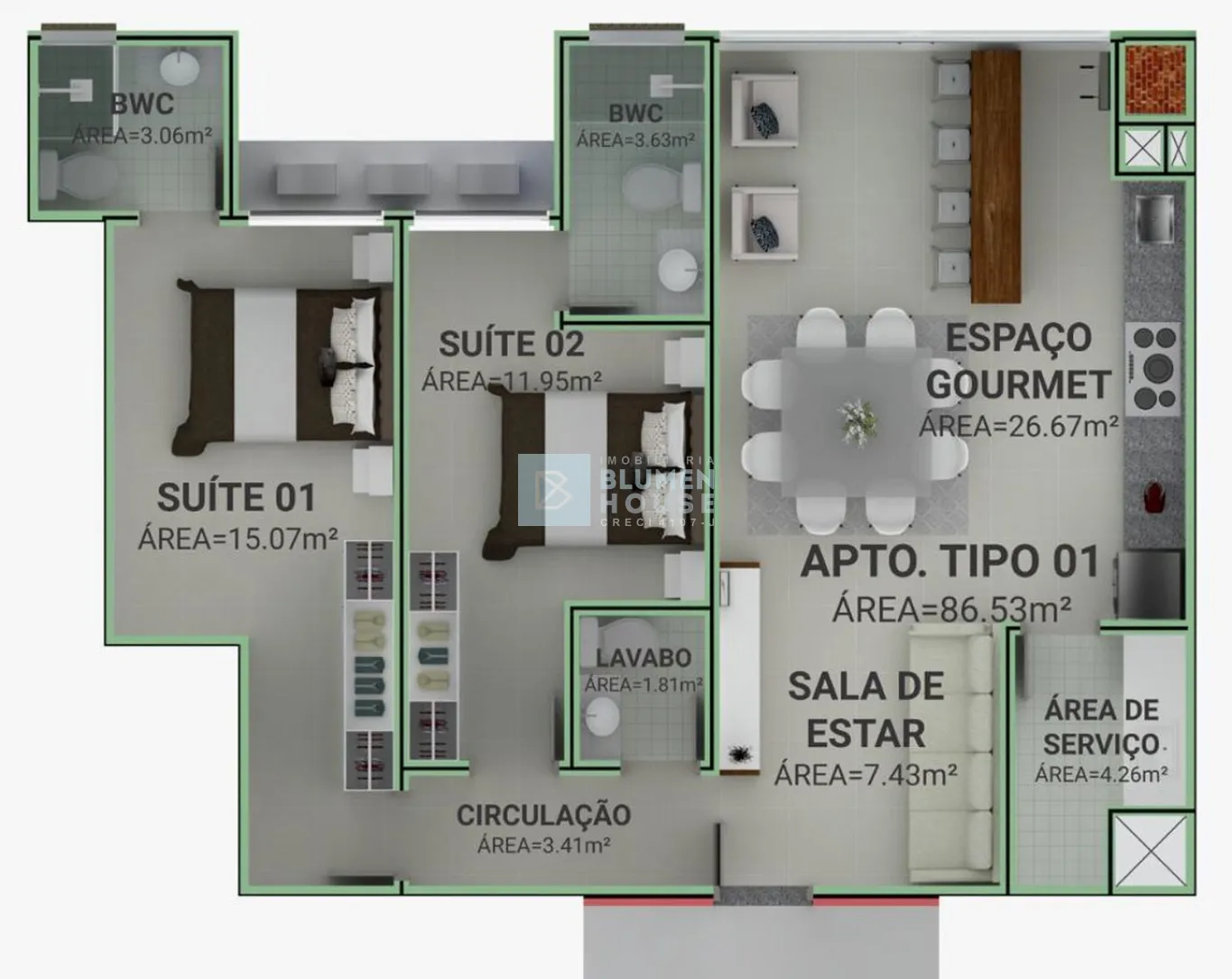 Apartamento em Porto Belo - Perequê! — foto 7