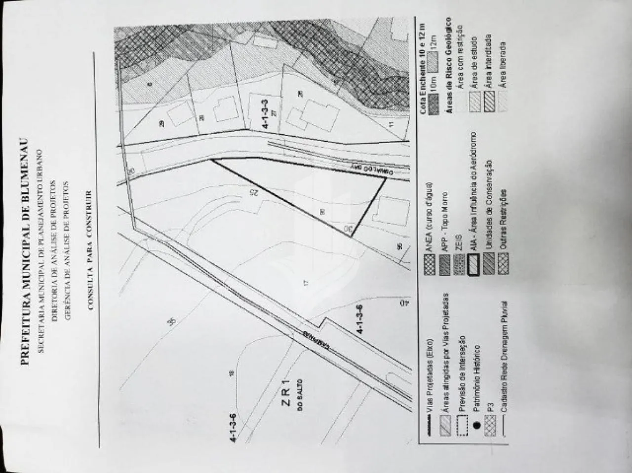 Terreno com 684m no bairro do Salto/Escola Agrícola — foto 7