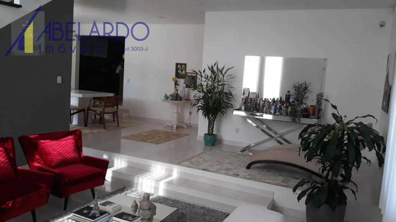 Hall de entrada, lavabo, varanda, sala de visita, sala de jantar, sala de TV, escritório, 3 dormitórios, sendo uma suíte — foto 3