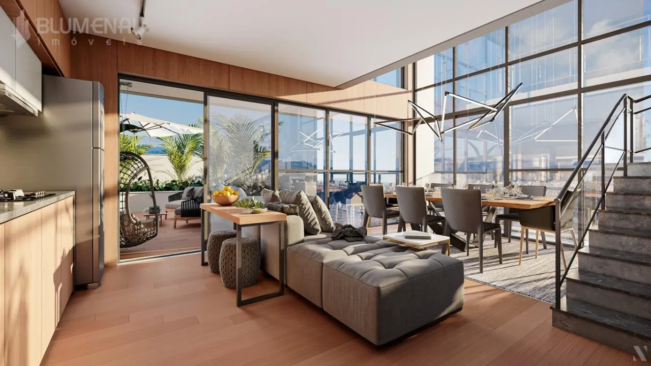 DUPLEX GARDEN - Empreendimento com arquitetura contemporânea, localizado na melhor região do centro de Blumenau, próximo ao Shopping Neumarkt. - foto 1