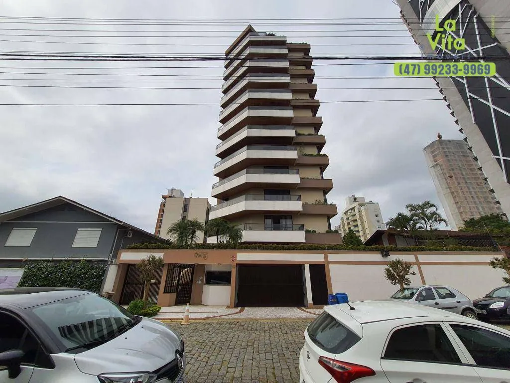 Apartamento com 4 dormitórios para alugar, 280 m por R$ 10.560,00/mês - Ponta Aguda - Blumenau/SC — foto 3