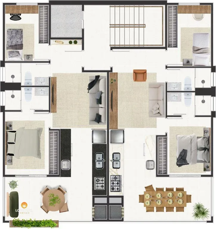 Apartamento, quadra do mar, 2 dormitórios, sendo 1 suíte à venda, 70 m por R$ 5 — foto 5