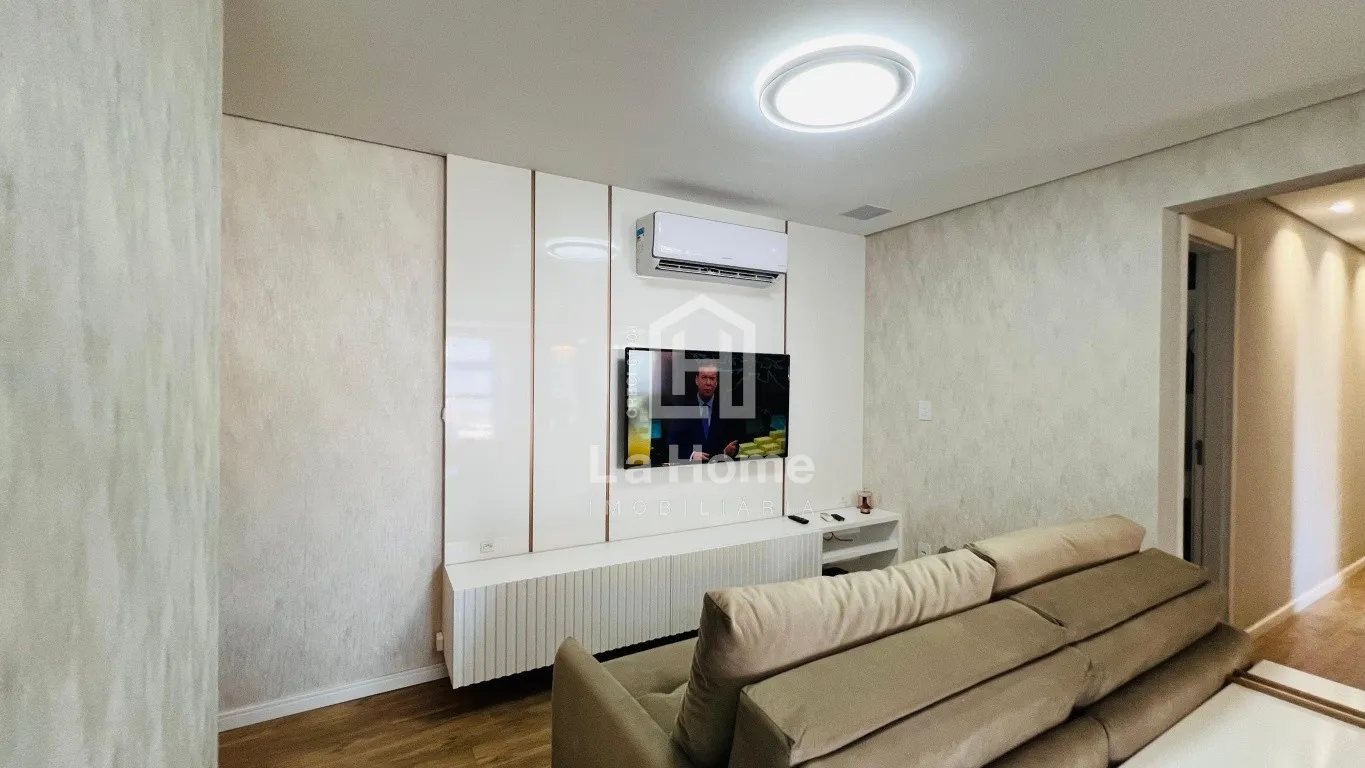 Apartamento semi mobiliado com 03 dormitórios sendo 01 suíte e 02 demi suítes, sacada com churrasqueira e 02 vagas de garagem, Bairro Fortaleza, Blumenau — foto 7